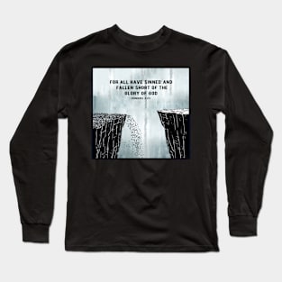 Romans 3:23 Cliff Imagery T-Shirt Long Sleeve T-Shirt